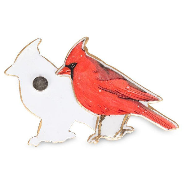 Abbott Two-Sided Screen Door Magnet - Cardinal