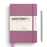 Leuchtturm1917 A5 Medium Notebooks - Blank DUSTY ROSE