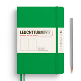 Leuchtturm1917 A5 Medium Notebooks - Blank SPRING LEAF