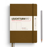 Leuchtturm1917 A5 Medium Notebooks - Blank SPICE BROWN