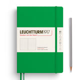 Leuchtturm1917 A5 Medium Notebooks - Dotgrid SPRING LEAF
