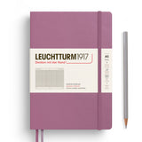 Leuchtturm1917 A5 Medium Notebooks - Grid DUSTY ROSE