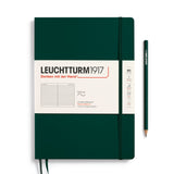 Leuchtturm1917 B5 Softcover Composition Notebooks - Ruled FOREST GREEN