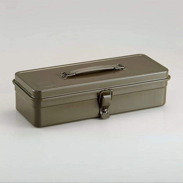 Toyo Steel Trunk Shape Toolbox T-320 Military Green