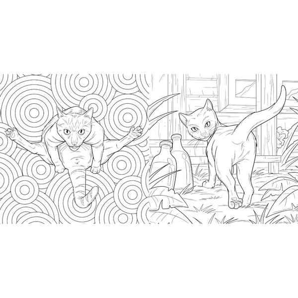 The Cat Butt Adult Colouring Book