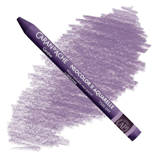 Caran d'Ache Neocolor II Watersoluble Pastels AUBERGINE
