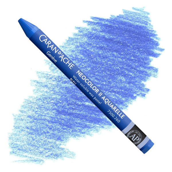 Caran d'Ache Neocolor II Watersoluble Pastels BLUE