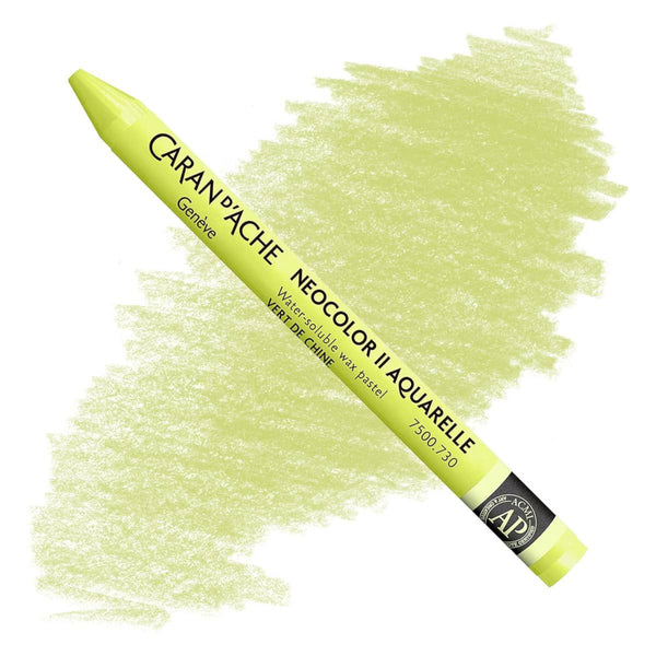 Caran d'Ache Neocolor II Watersoluble Pastels CHINESE GREEN