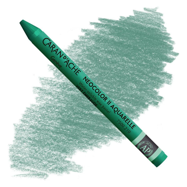 Caran d'Ache Neocolor II Watersoluble Pastels EMERALD