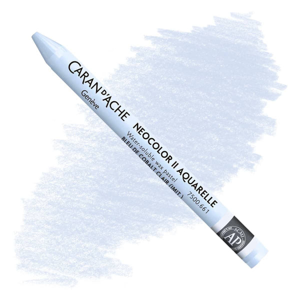 Caran d'Ache Neocolor II Watersoluble Pastels LT COBALT BLUE