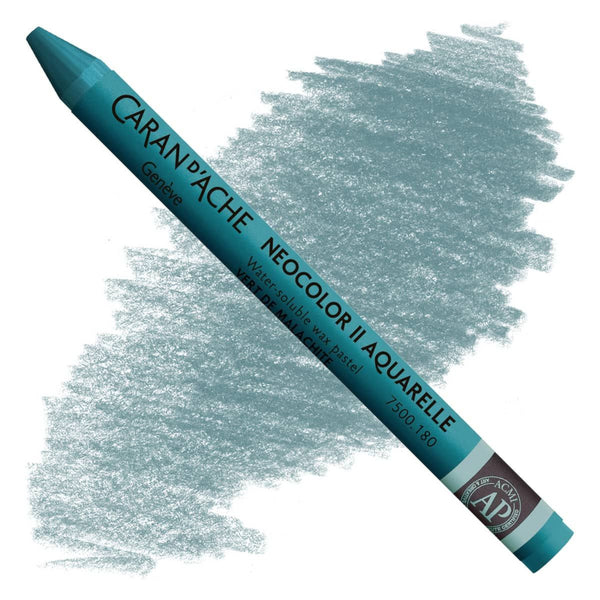 Caran d'Ache Neocolor II Watersoluble Pastels MALACHITE GREEN