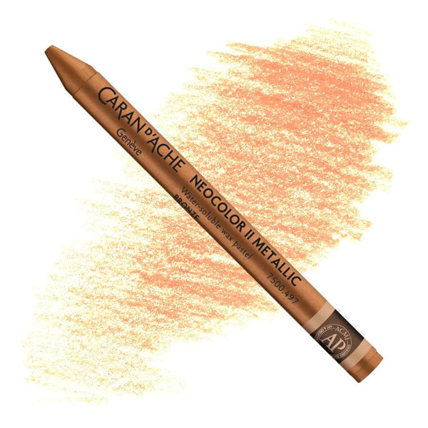Caran d'Ache Neocolor II Watersoluble Pastels METALLIC BRONZE