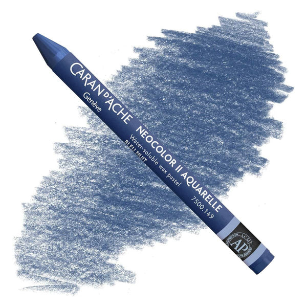 Caran d'Ache Neocolor II Watersoluble Pastels NIGHT BLUE
