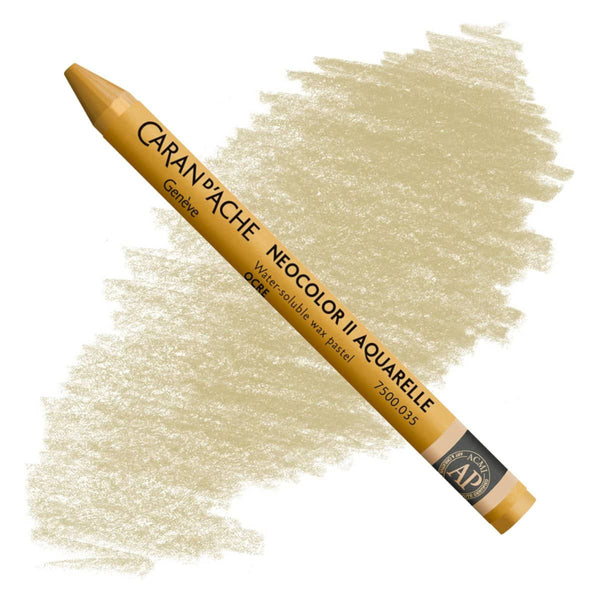 Caran d'Ache Neocolor II Watersoluble Pastels OCHRE