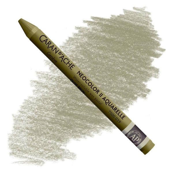 Caran d'Ache Neocolor II Watersoluble Pastels OLIVE BROWN