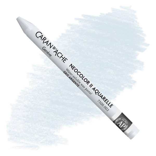 Caran d'Ache Neocolor II Watersoluble Pastels SILVER GREY