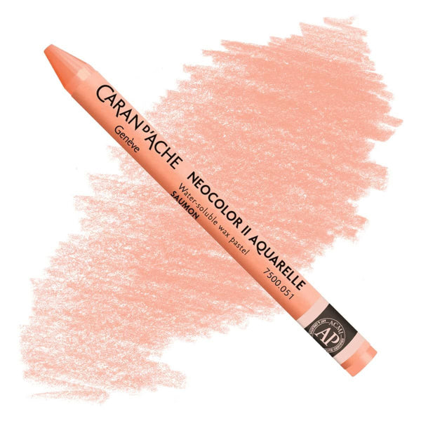 Caran d'Ache Neocolor II Watersoluble Pastels SALMON