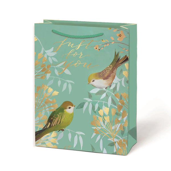 Paper Trendz Gift Bag, Medium - Just For You Birds