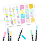 Tombow Dual Brush Pen Set 10pk Pastel Colours