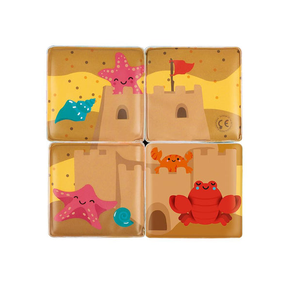 Janod Bath Toy - 4pk Cubes