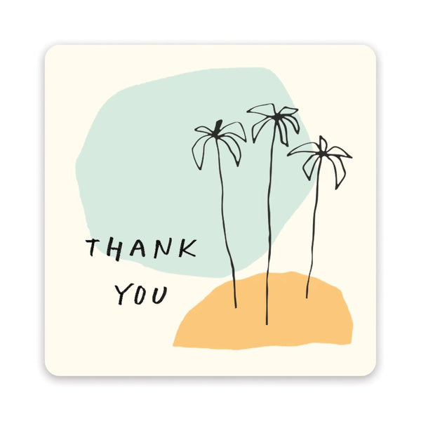 Studio Oh! Mini Notecards 12pk - Dotted Palms