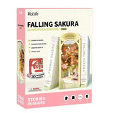 Robotime Rolife DIY Mini Book Nook Kit - Falling Sakura