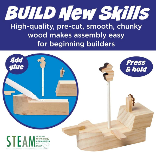 Creativity for Kids Buildeez! Model Kit - The Sea Skull Pirate Ship