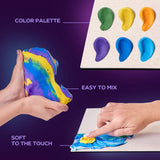 OKTO Sensory Art 3D Clay Painting Kit - Starry Night, Vincent Van Gogh