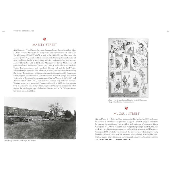 Toronto Street Names: An Illustrated Guide to Their Origins by Leonard Wise & Allan Gould