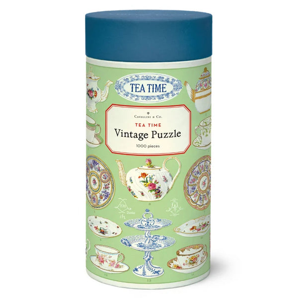 Cavallini 1000pc Vintage Puzzle - Tea Time