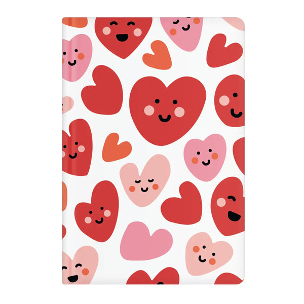 Pierre Belvedere Notebook - Smiling Hearts