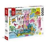 Pierre Belvedere 1000pc Puzzle - Toronto Graphic Icons