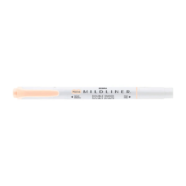 Zebra Mildliner Double-Ended Highlighters CREAM