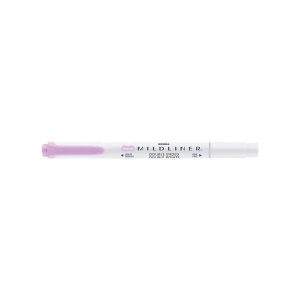 Zebra Mildliner Double-Ended Highlighters LILAC