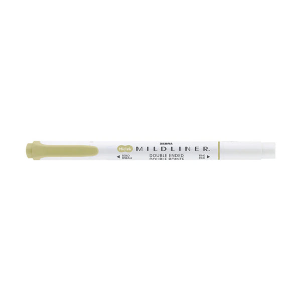 Zebra Mildliner Double-Ended Highlighters OLIVE