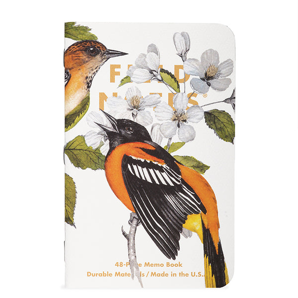 Field Notes Notebook 3pk, Lined: Trees & Birds of North America: Pack B