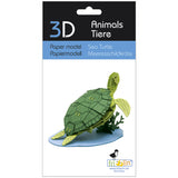 Fridolin 3D Animals Paper Model - Sea Turtle