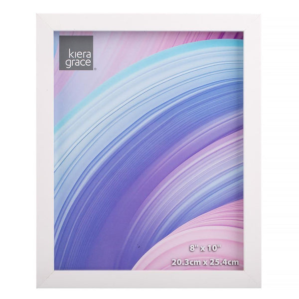 Kiera Grace Contempo Wood Picture Frame 8"x10" White