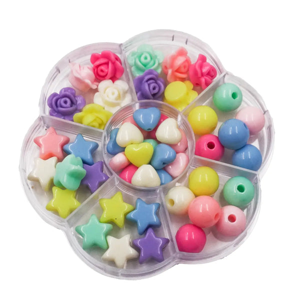 Angels Craft Bead Set Multipack - Heart, Flower, & Stars