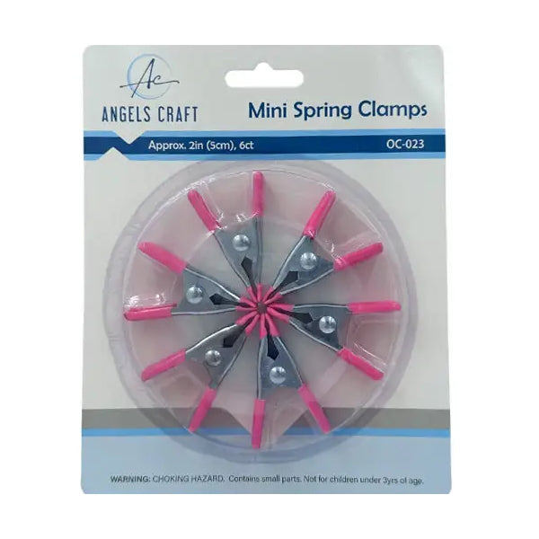 Angels Craft Mini Spring Clamps 6pk