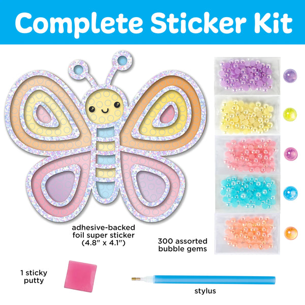 Creativity for Kids Bubble Gems Super Sticker Butterfly