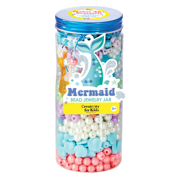 Creativity for Kids Bead Jewelry Jar - Mermaid