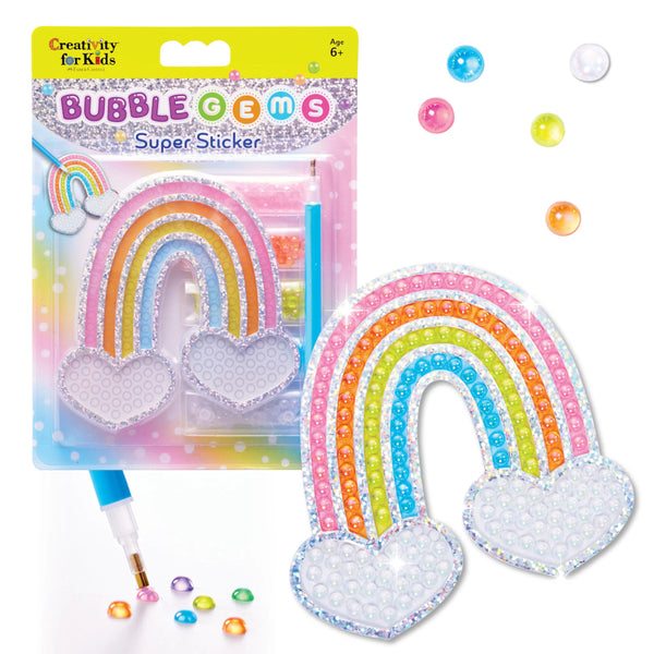Creativity for Kids Bubble Gems Super Sticker Rainbow
