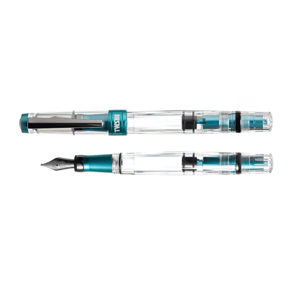 TWSBI Diamond 580ALR Caribbean with Onyx Fountain Pen, Medium