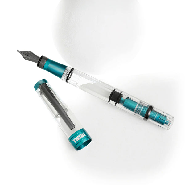 TWSBI Diamond 580ALR Caribbean with Onyx Fountain Pen, Medium