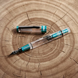 TWSBI Diamond 580ALR Caribbean with Onyx Fountain Pen, Medium