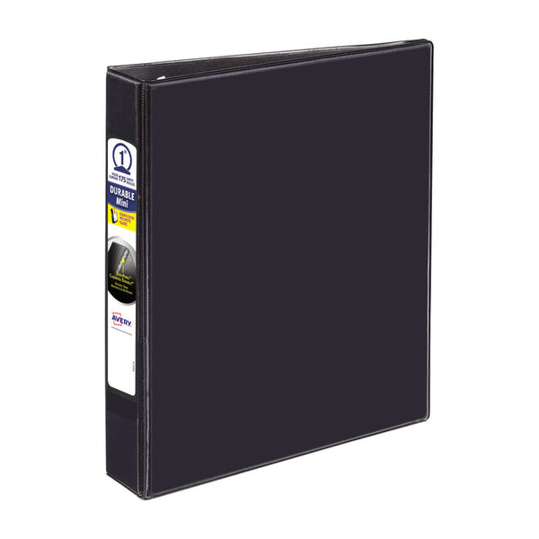 Avery Mini Durable View Binder 5.5" x 8.5" Black