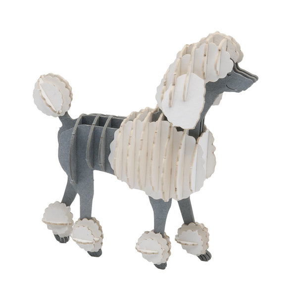 Fridolin 3D Animals Paper Model - Poodle