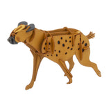 Fridolin 3D Animals Paper Model - Hyena