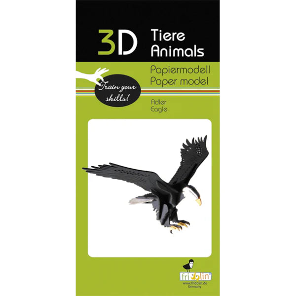 Fridolin 3D Animals Paper Model - Eagle